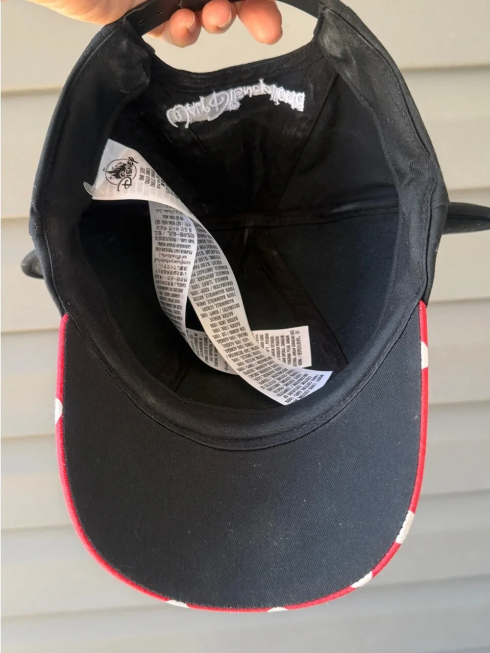 Disney Parks WDW Minnie Mouse Ear Baseball Cap Hat Youth